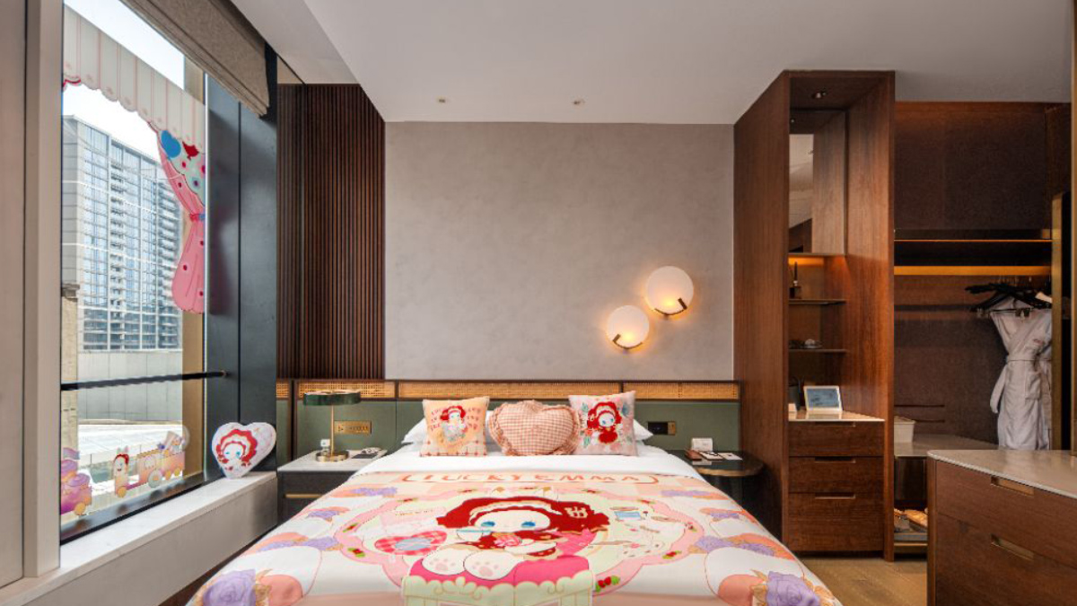 EMMA theme room with king bed